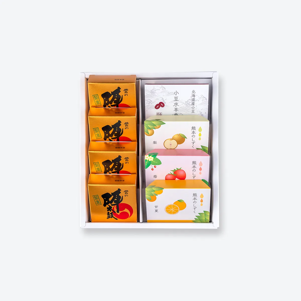 誉の陣太鼓・涼菓詰合せ 8個入｜お菓子の香梅【公式】