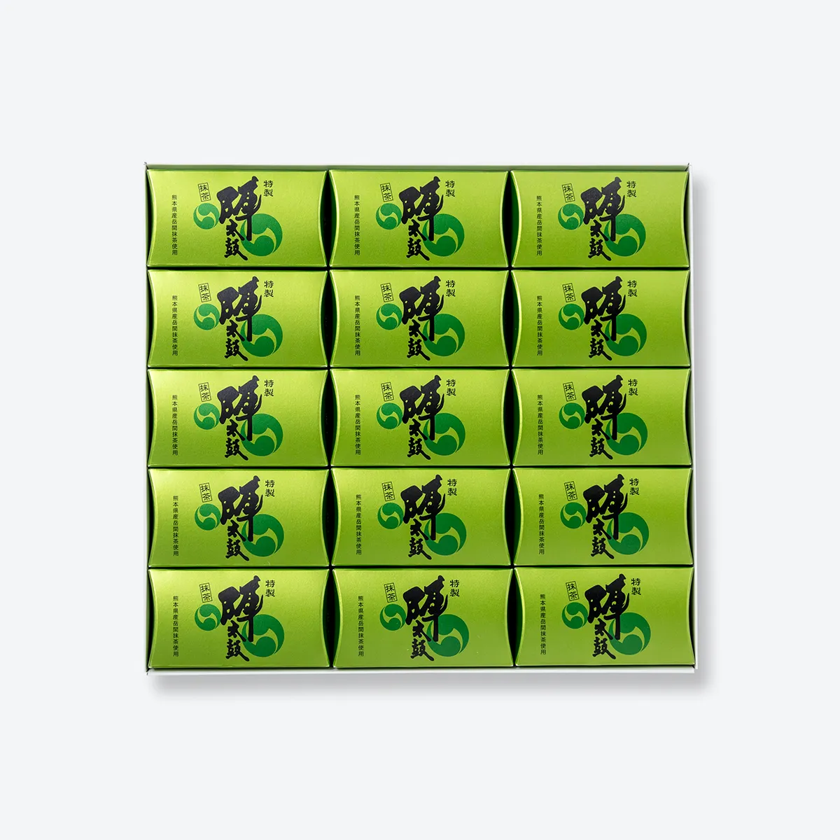 特製陣太鼓 抹茶 15個入｜お菓子の香梅【公式】