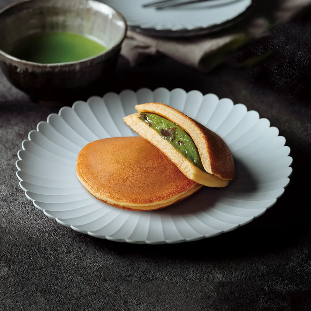リアル バラン 梅  お正月 お弁当、お料理、和菓子、どら焼き、ようかんに 特製銅板焼 生どら -抹茶-｜お菓子の香梅【公式】